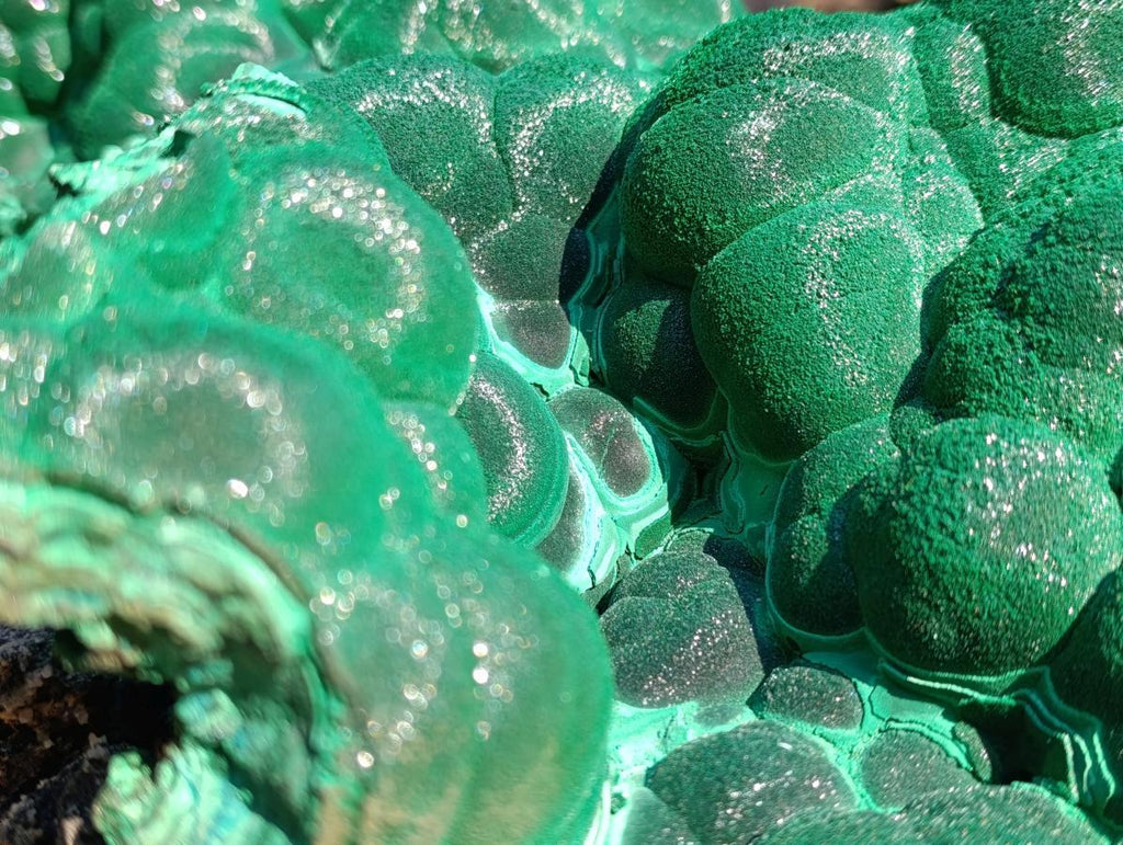 Natural XXL Crystalline Coated Malachite Stalagmite Specimen x 1 From Kolwezi, Congo