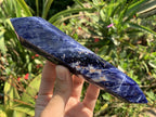 Polished Double Terminated Sodalite Crystal x 1 From Kunene River, Namibia