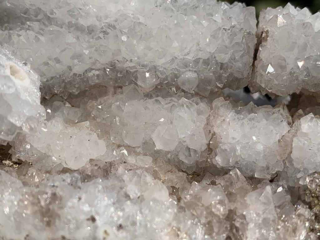Natural Snow Finger Drusy Coated Calcite Cluster x 1 From Albert's Mountain, Lesotho