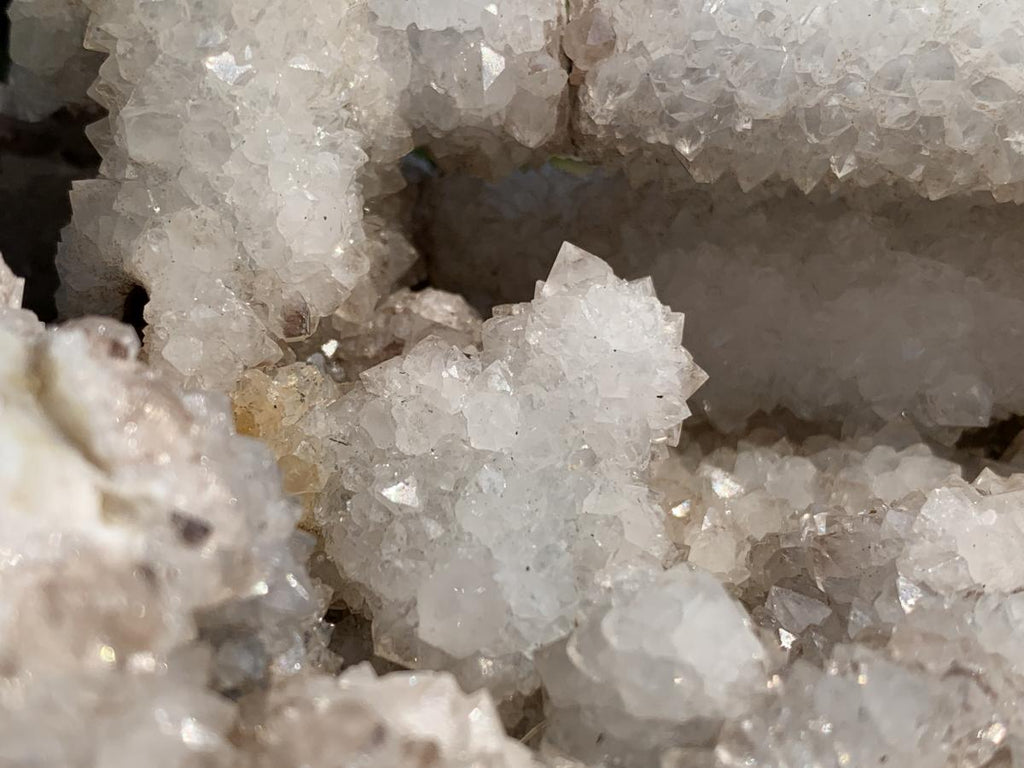 Natural Snow Finger Drusy Coated Calcite Cluster x 1 From Albert's Mountain, Lesotho