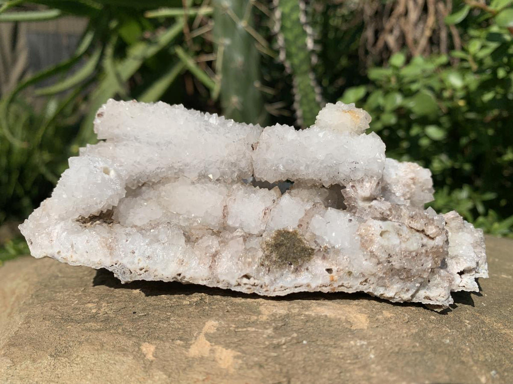 Natural Snow Finger Drusy Coated Calcite Cluster x 1 From Albert's Mountain, Lesotho