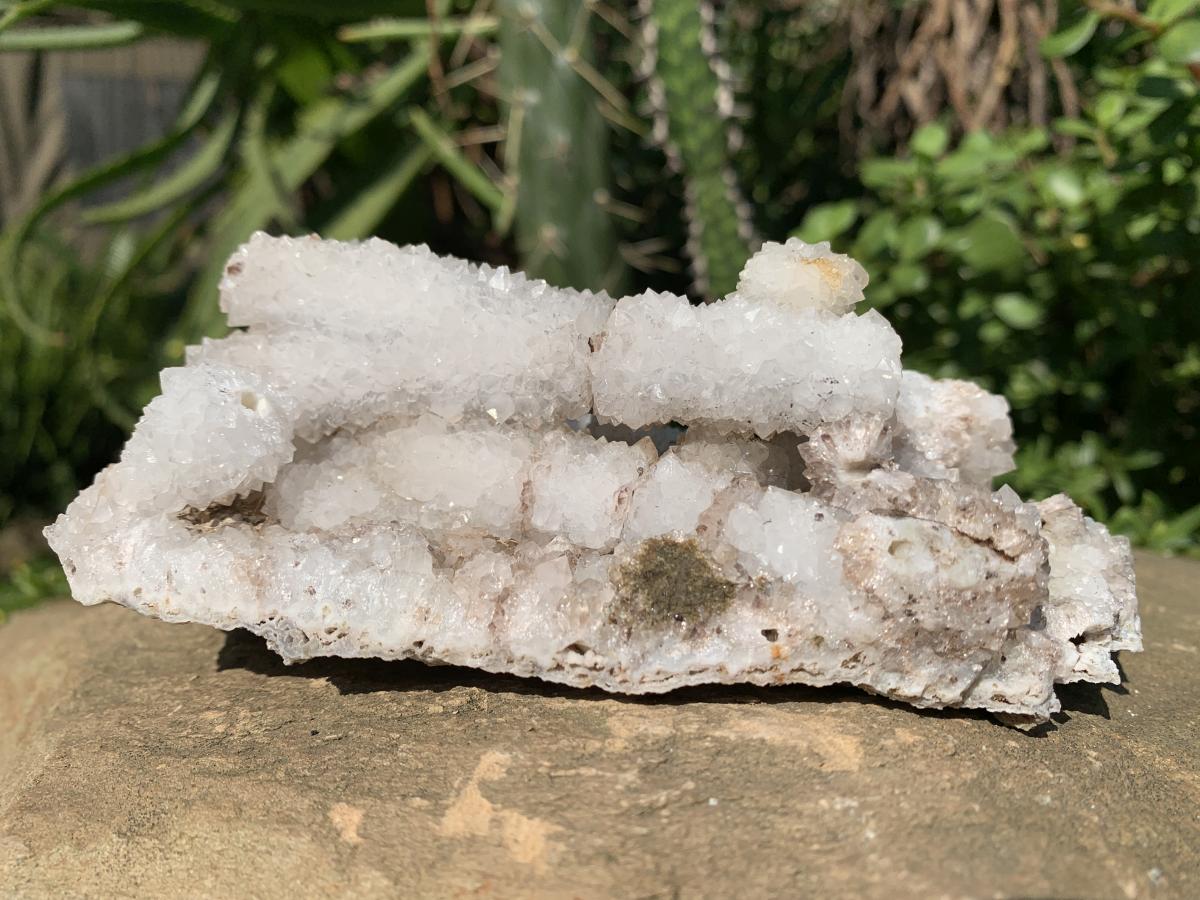 Natural Snow Finger Drusy Coated Calcite Cluster x 1 From Albert's Mountain, Lesotho