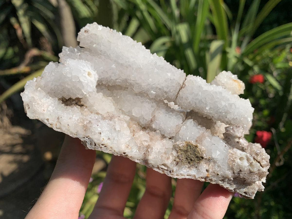 Natural Snow Finger Drusy Coated Calcite Cluster x 1 From Albert's Mountain, Lesotho
