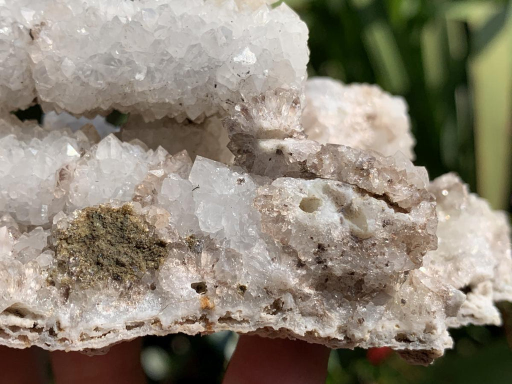Natural Snow Finger Drusy Coated Calcite Cluster x 1 From Albert's Mountain, Lesotho