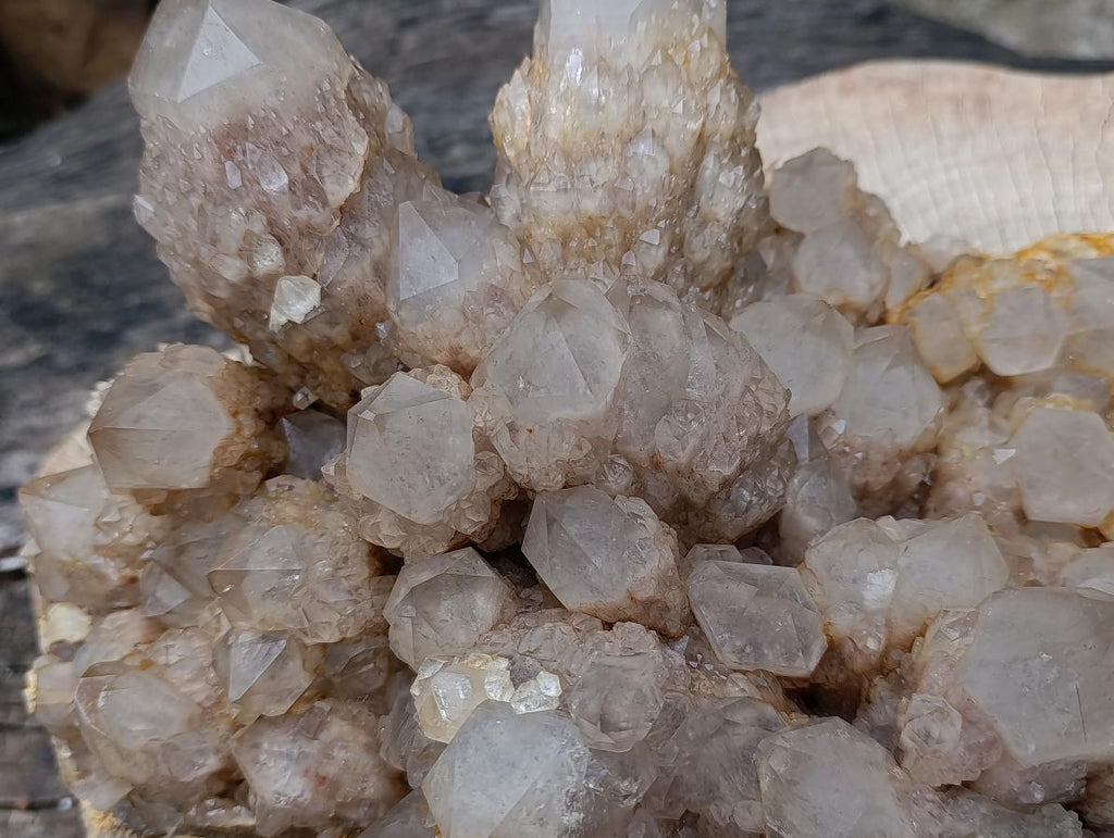 Natural Huge Cascading White Phantom Smokey Quartz Cluster x 1 From Luena, Congo