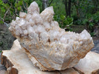 Natural Huge Cascading White Phantom Smokey Quartz Cluster x 1 From Luena, Congo