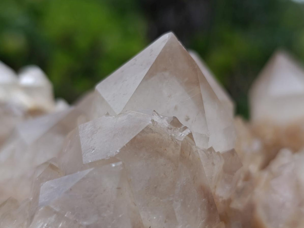 Natural Huge Cascading White Phantom Smokey Quartz Cluster x 1 From Luena, Congo