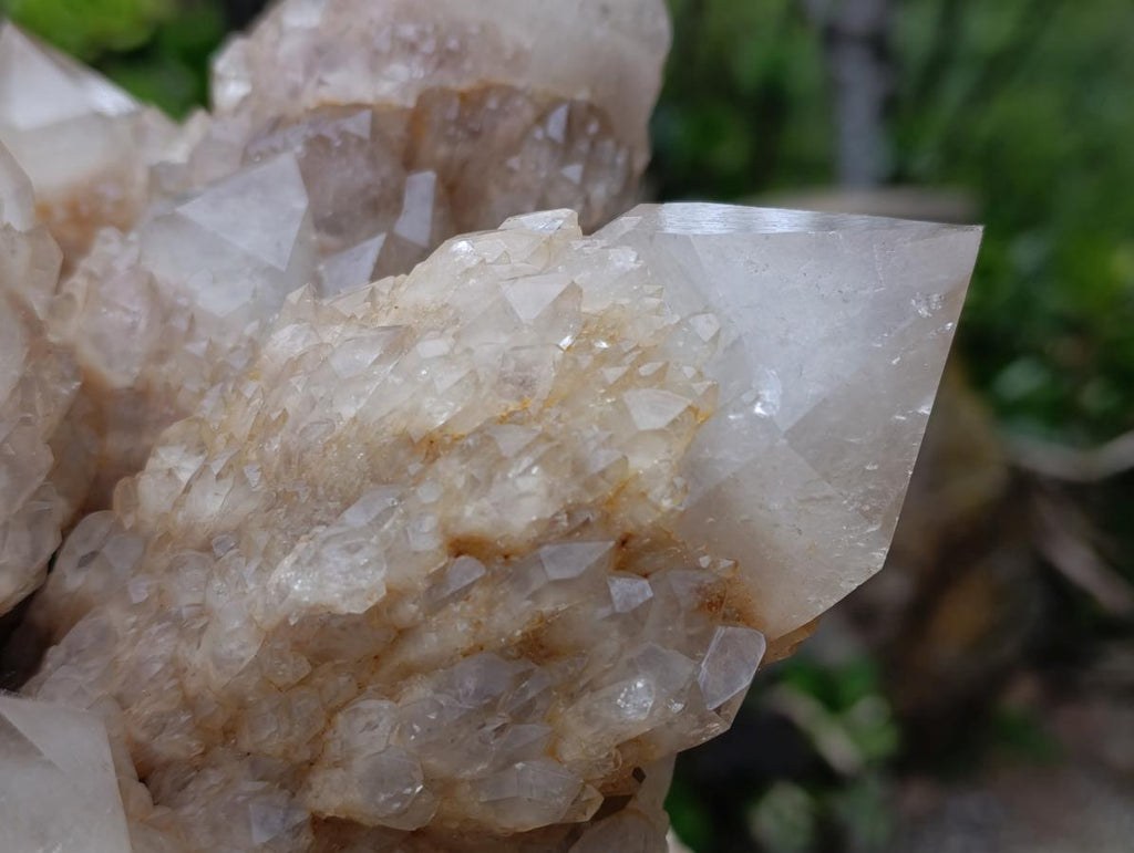 Natural Huge Cascading White Phantom Smokey Quartz Cluster x 1 From Luena, Congo