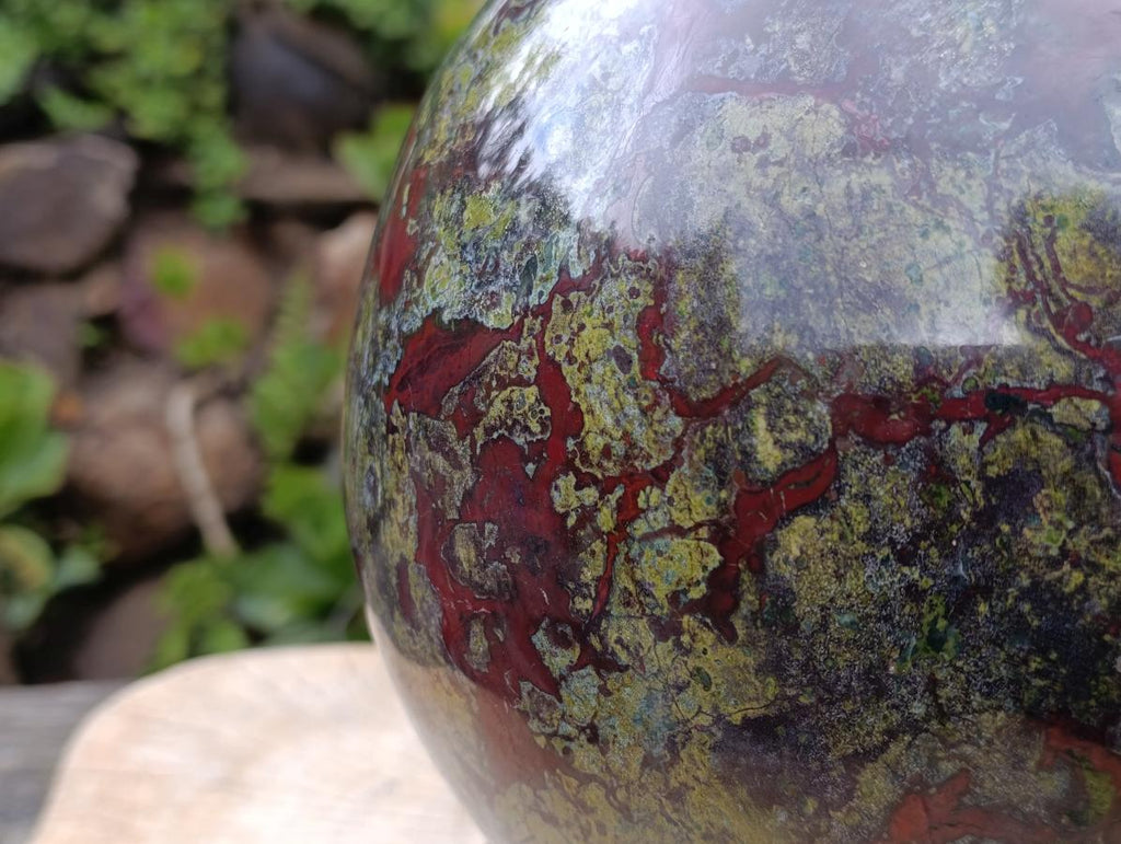 Polished XXL Dragonsblood Stone Sphere x 1 From Tshipise, South Africa