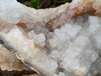 Polished XL Crystal Centre Agate Display Piece x 1 From Maintirano, Madagascar