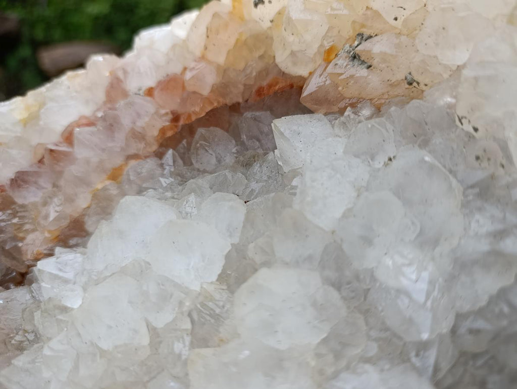 Polished XL Crystal Centre Agate Display Piece x 1 From Maintirano, Madagascar