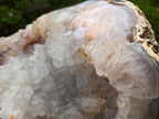 Polished XL Crystal Centre Agate Display Piece x 1 From Maintirano, Madagascar