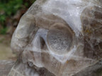 Hand Made Large Smokey Quartz Skull x 1 From Madagascar