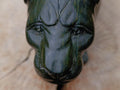 Hand Carved Green Verdite Leopard Carving x 1 From Zimbabwe