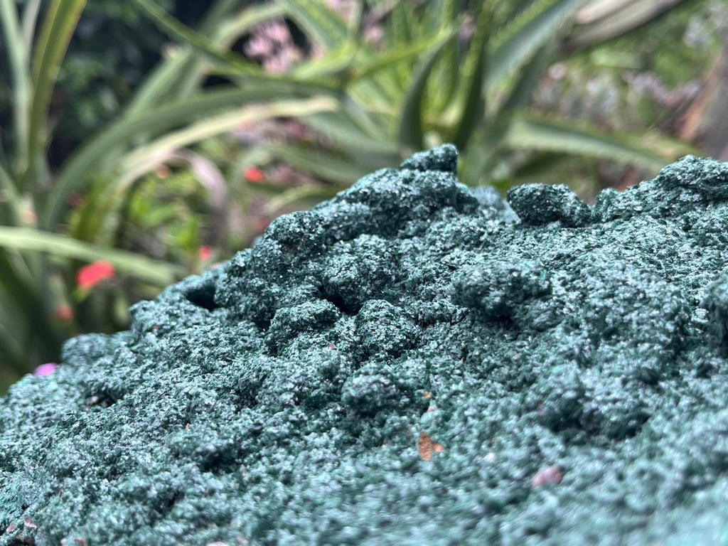 Natural Crystalline Malachite Plate Cabinet Specimen x 1 From Kolwezi, Congo