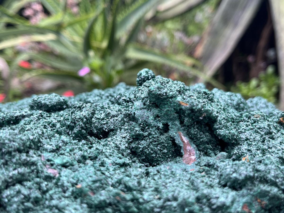 Natural Crystalline Malachite Plate Cabinet Specimen x 1 From Kolwezi, Congo