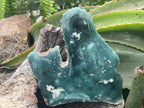 Polished Mtorolite Emerald Chrysoprase Plate Specimen x 1 From Mutorashanga, Zimbabwe