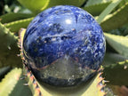 Polished Deep Princess Blue Sodalite Sphere x 1 From Kunene, Namibia