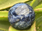 Polished Deep Princess Blue Sodalite Sphere x 1 From Kunene, Namibia