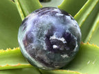 Polished Watermelon Fluorite Sphere x 1 From Uis, Namibia