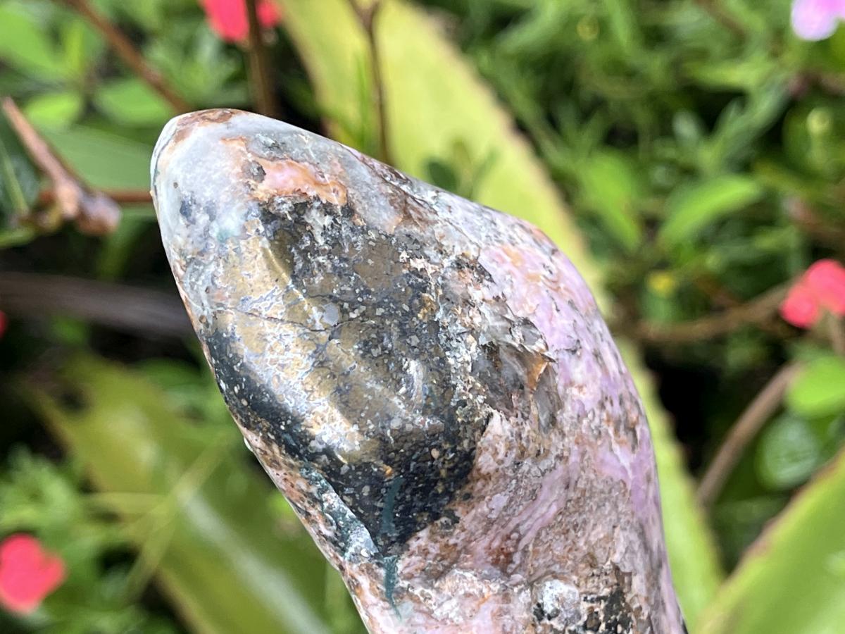 Polished Rare Cobaltion Aragonite on Dolomite Free Form x 1 From Congo