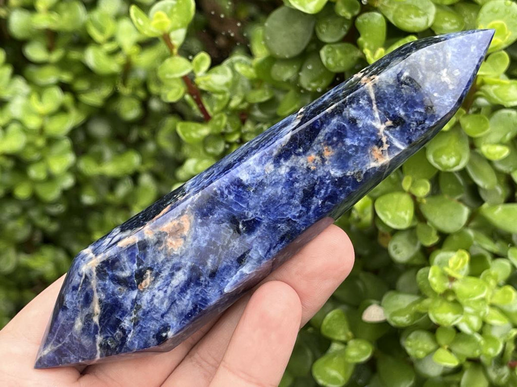 Polished Double Terminated Deep Blue Sodalite Crystal x 1 From Kunene, Namibia