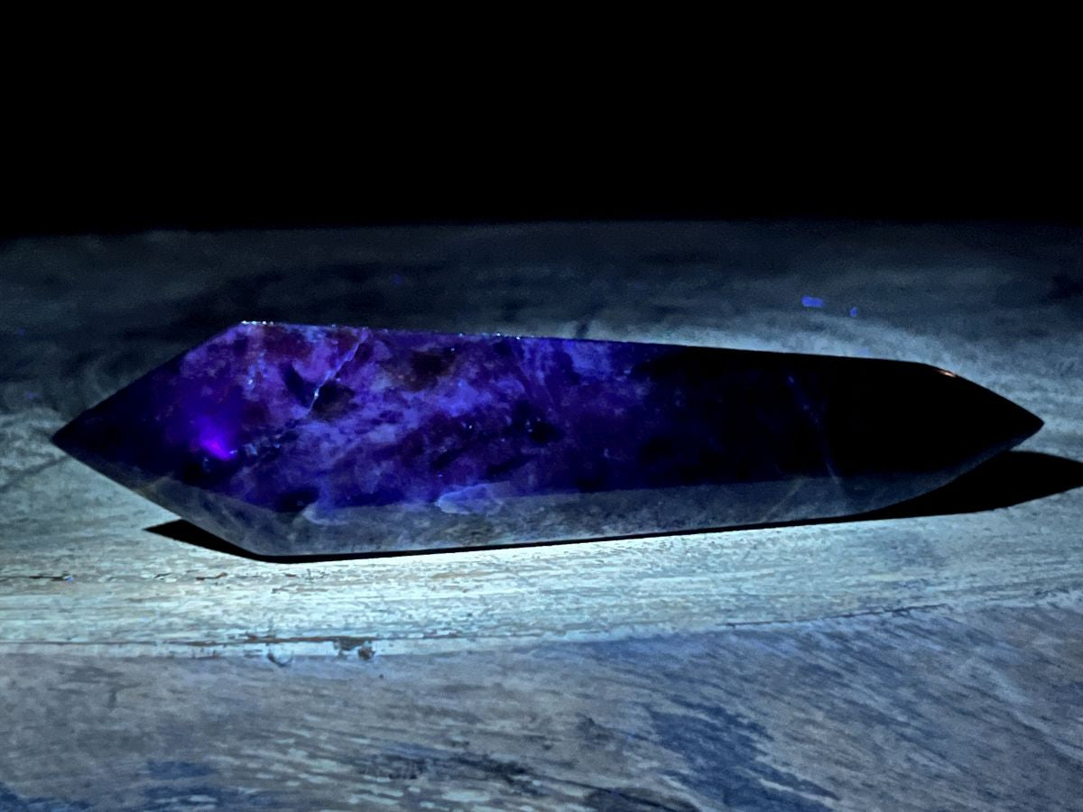 Polished Double Terminated Deep Blue Sodalite Crystal x 1 From Kunene, Namibia