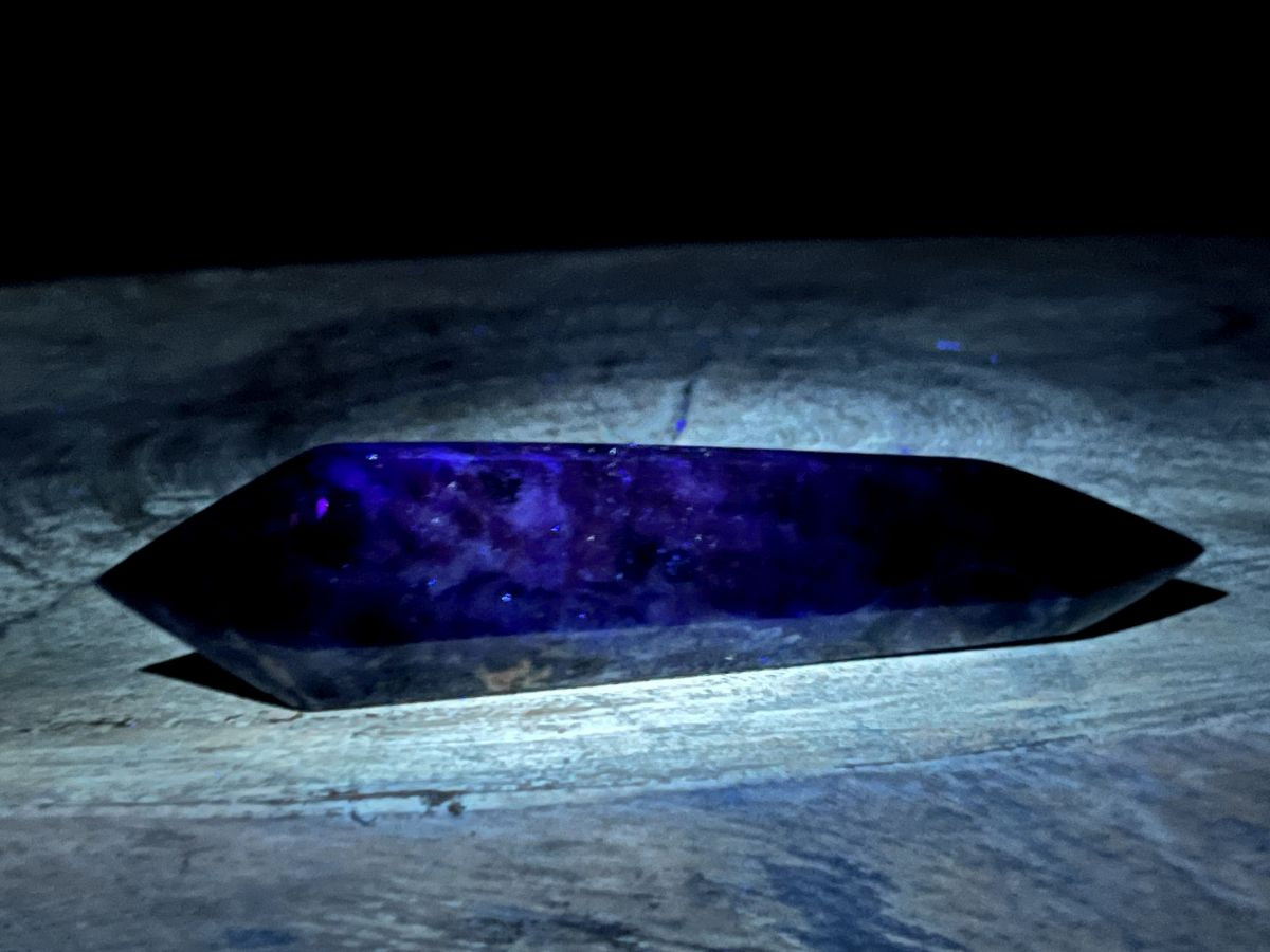 Polished Double Terminated Deep Blue Sodalite Crystal x 1 From Kunene, Namibia