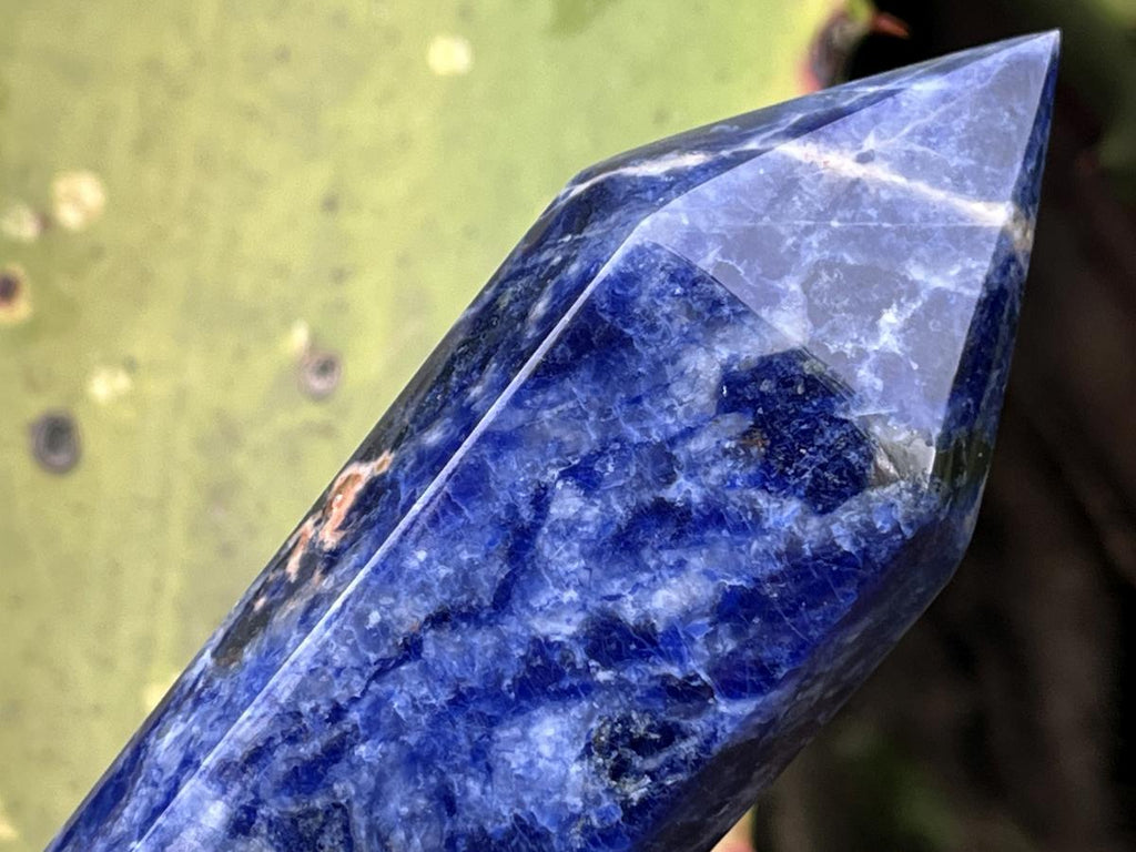 Polished Double Terminated Deep Blue Sodalite Crystal x 1 From Kunene, Namibia