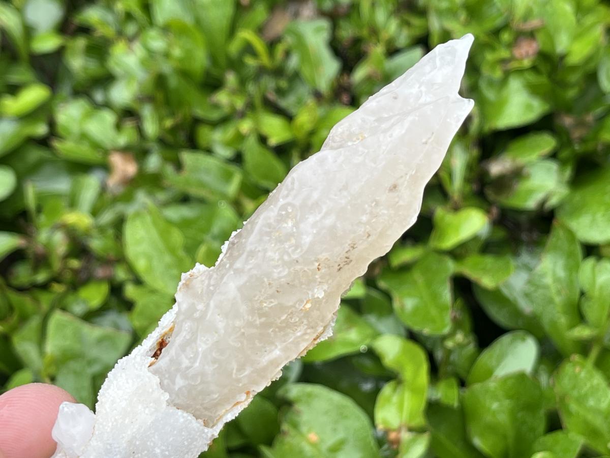 Natural and Perfect Spearhead Calcite Sceptre with a Drusy Quartz Base x 1 From Albert's Mountain, Lesotho