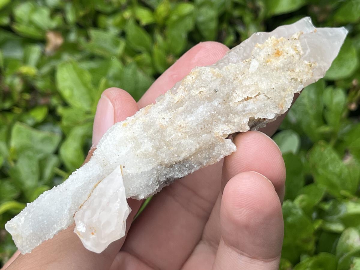 Natural and Perfect Spearhead Calcite Sceptre with a Drusy Quartz Base x 1 From Albert's Mountain, Lesotho