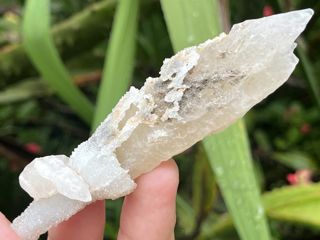 Natural and Perfect Spearhead Calcite Sceptre with a Drusy Quartz Base x 1 From Albert's Mountain, Lesotho