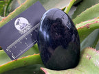 Polished Schorl Black Tourmaline Standing Free Form x 1 From Madagascar