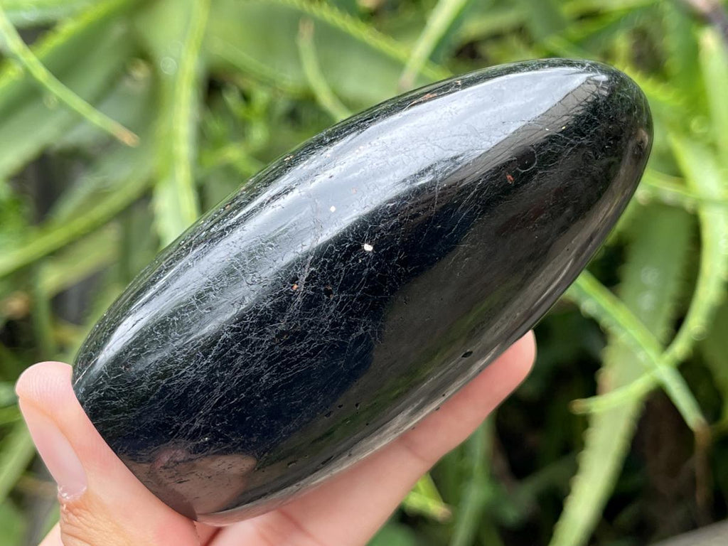 Polished Schorl Black Tourmaline Standing Free Form x 1 From Madagascar