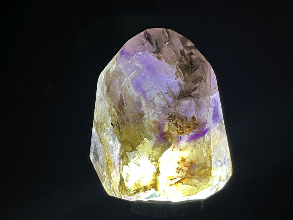 Polished Exquisite Smokey Amethyst Window Crystal x 1 From Akansobe, Madagascar