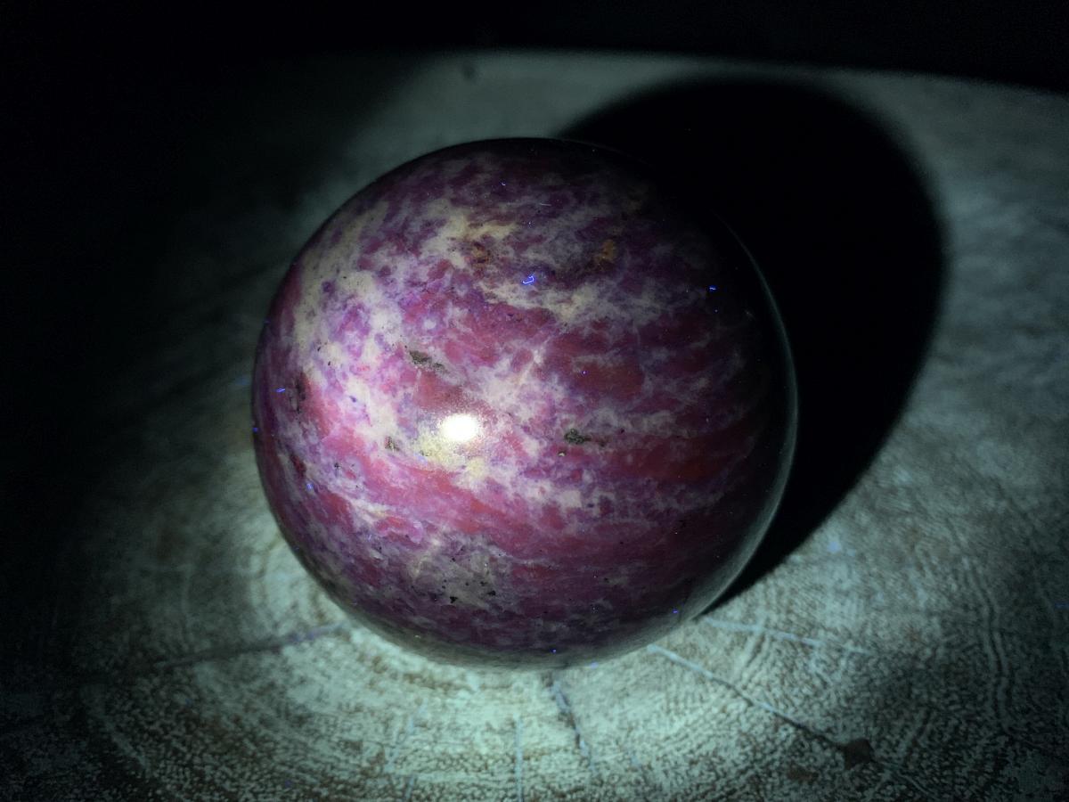 Polished Blue Sodalite Gemstone Sphere x 1 From Kunene, Namibia