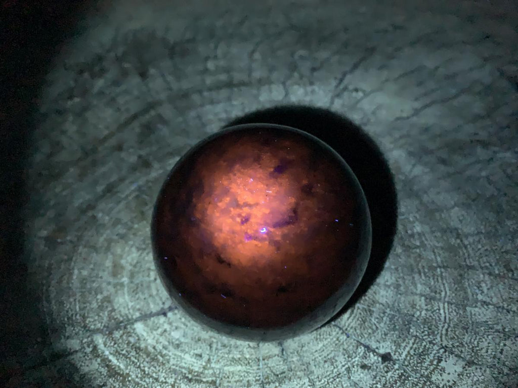 Polished Blue Sodalite Gemstone Sphere x 1 From Kunene, Namibia