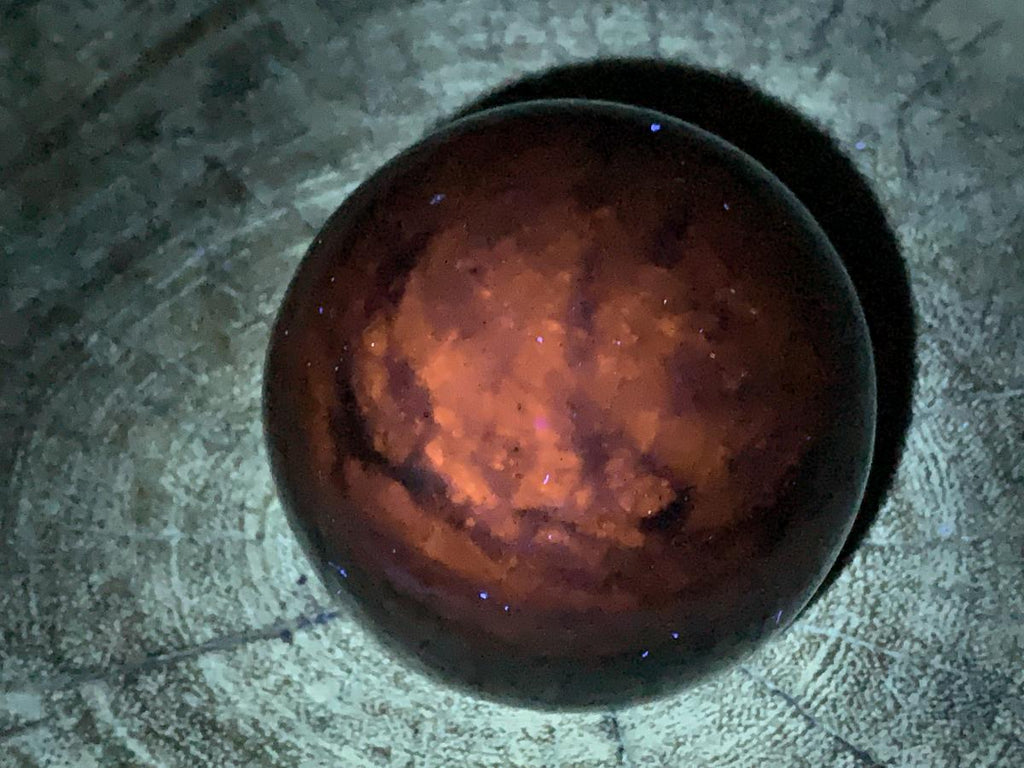 Polished Blue Sodalite Gemstone Sphere x 1 From Kunene, Namibia