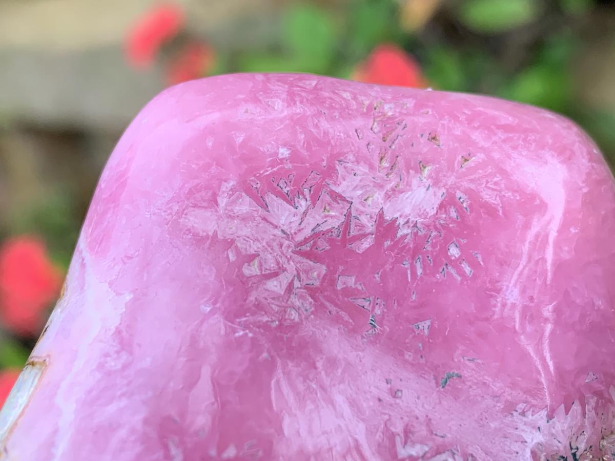 Polished Gemmy Pink Cobaltoan Calcite on a Dolomite Matrix x 1 From Congo