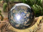 Polished Super Rare Blue Spark Iolite Sphere x 1 From Madagascar