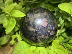 Polished Super Rare Blue Spark Iolite Sphere x 1 From Madagascar