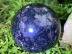 Polished Super Rare Blue Spark Iolite Sphere x 1 From Madagascar