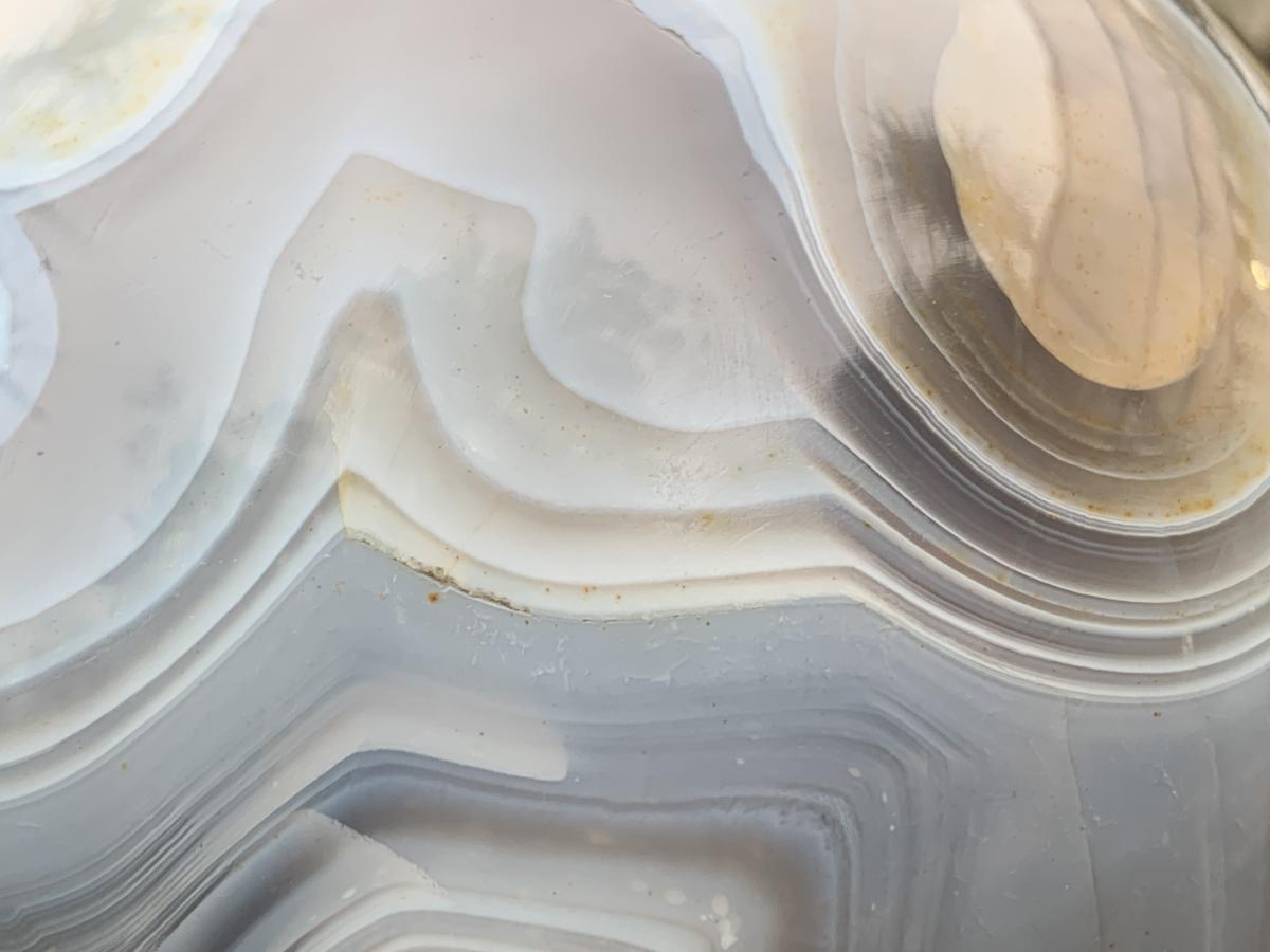 Polished XL Shashe River Agate Sphere x 1 From Zimbabwe