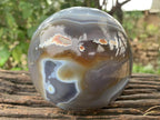 Polished XL Shashe River Agate Sphere x 1 From Zimbabwe