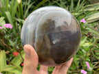 Polished XL Shashe River Agate Sphere x 1 From Zimbabwe