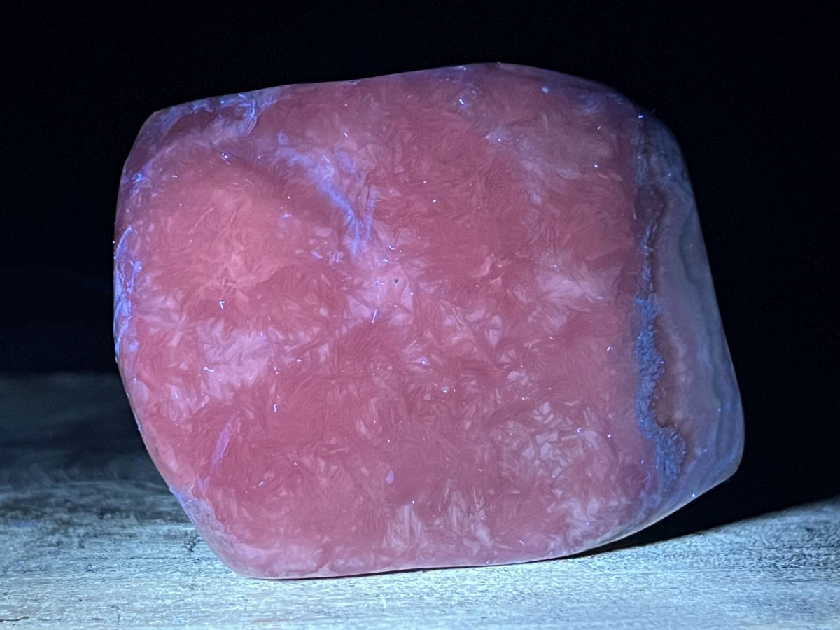 Polished Cobaltion Calcite On Dolomite Free Form x 1 From Kakanda, Congo