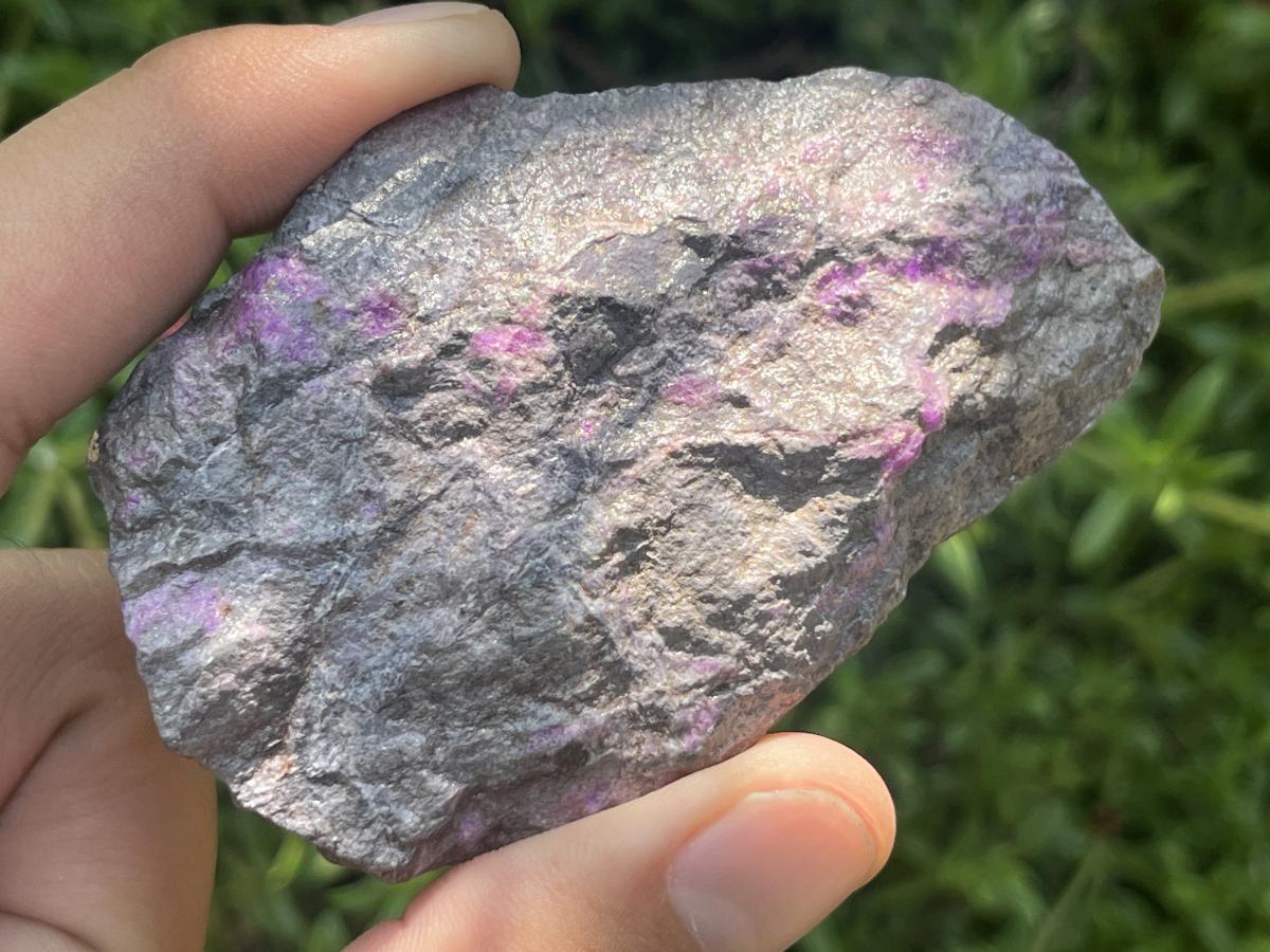 Natural Sugilite Specimen x 1 From Wessels Mine , Northern Cape ,South Africa