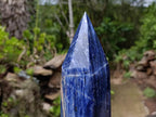 Polished XL Deep Blue Sodalite Crystal Tower x 1 From Kunene, Namibia