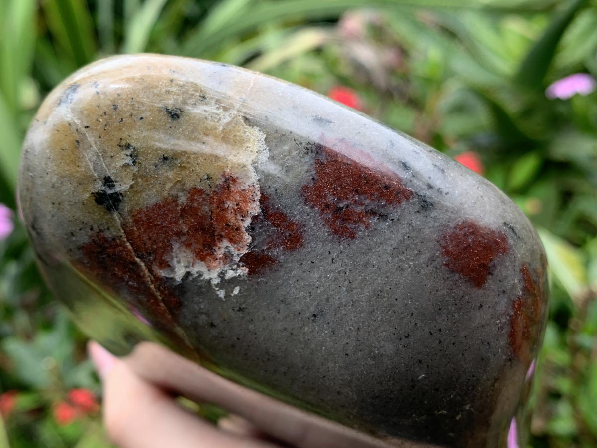 Polished Rare Natural Copper Sunstone Display Piece x 1 From Madagascar