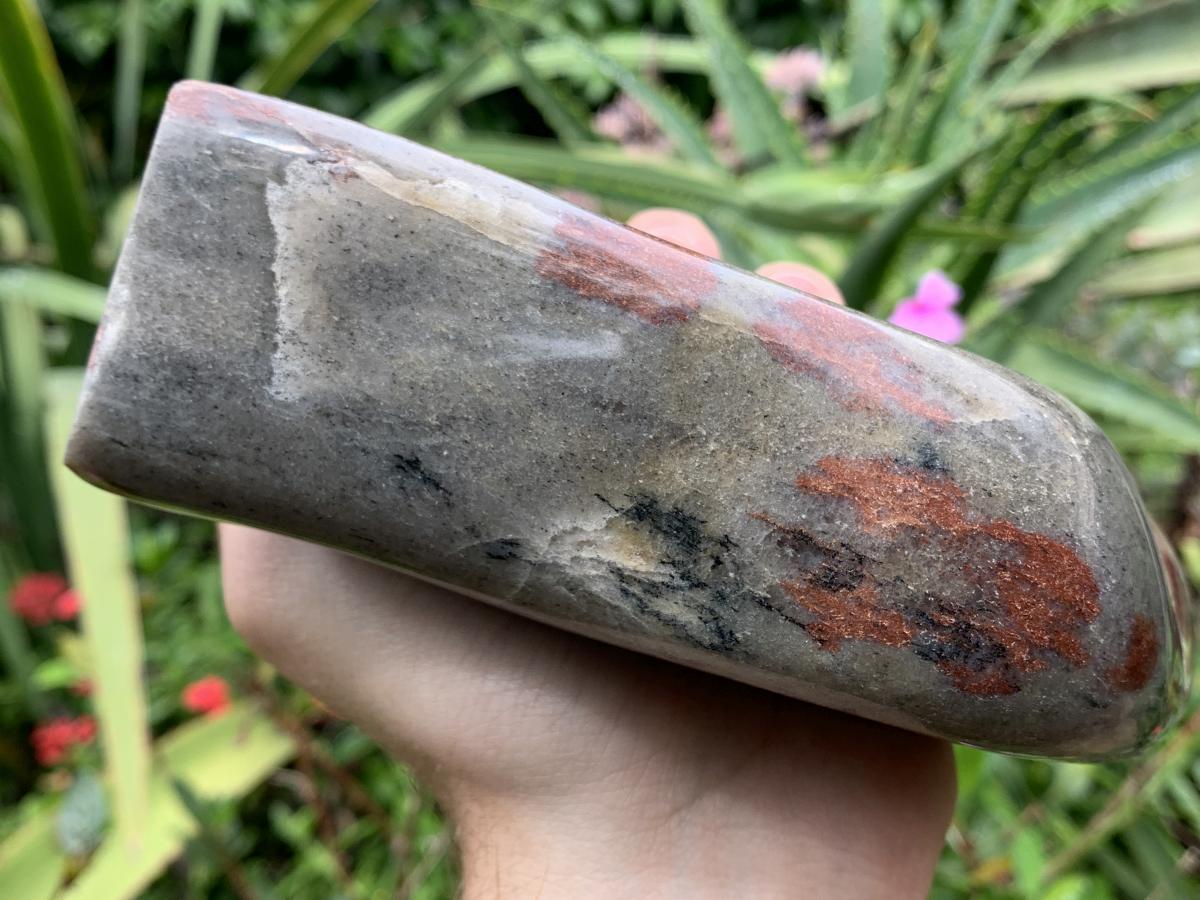 Polished Rare Natural Copper Sunstone Display Piece x 1 From Madagascar